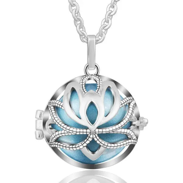 Pendentif Bouddha en Argent – Fleur de Lotus