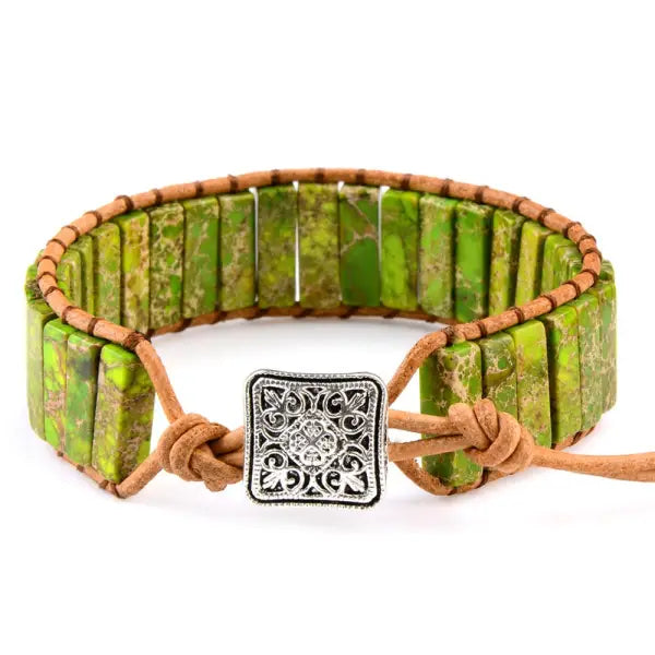 Bracelet Bouddhiste Premium – Multi Pierres Naturelles