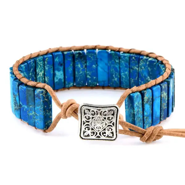 Bracelet Bouddhiste Premium – Multi Pierres Naturelles