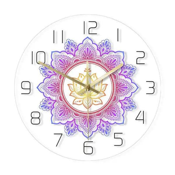 Horloge Murale Bouddha Mandala - Édition Signature