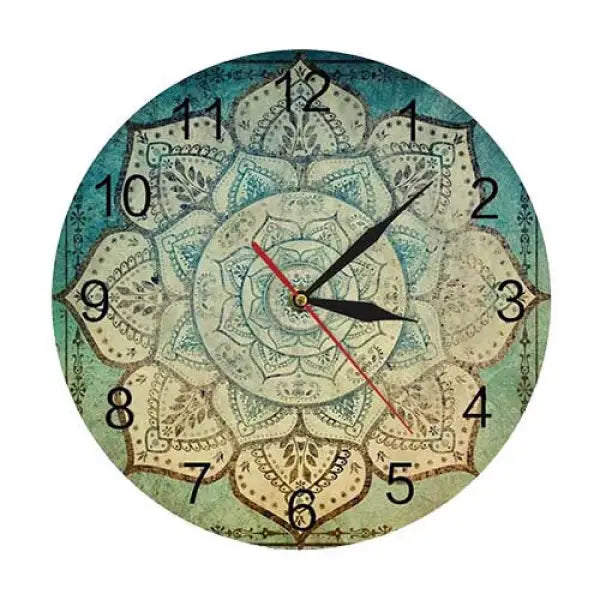 Horloge Bouddha Mandala — Édition Signature