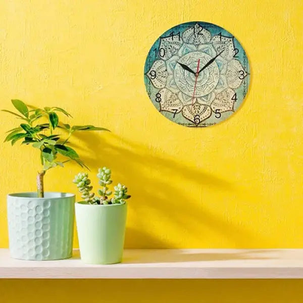 Horloge Bouddha Mandala — Édition Signature