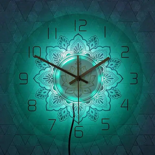 Horloge Murale Bouddha Mandala - Édition Signature