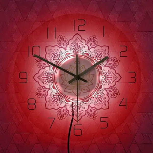 Horloge Murale Bouddha Mandala - Édition Signature
