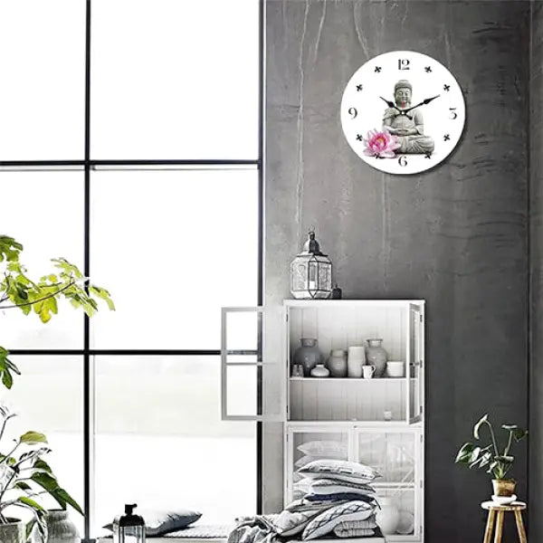 Bouddha ZenTime — Horloge Murale de Méditation