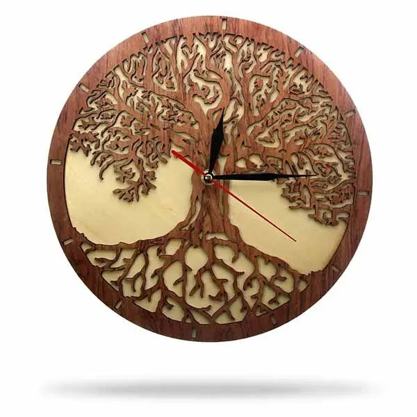 Horloge Bouddha avec Arbre de Vie — Édition Signature