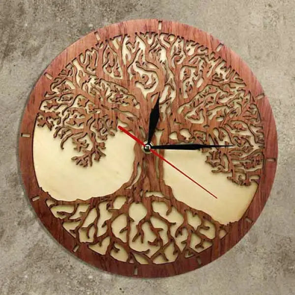 Horloge Bouddha avec Arbre de Vie — Édition Signature