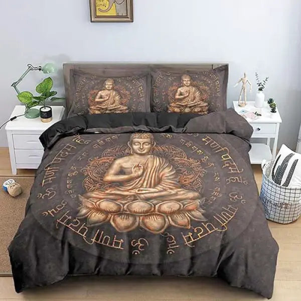 Parure de Lit 2 Personnes – Bouddha Zen Collection