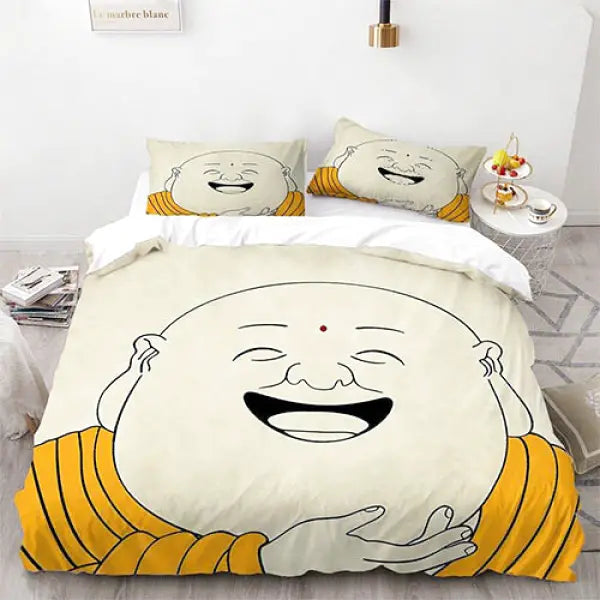 Housse de Couette Bouddha Rieur - 220×240 cm