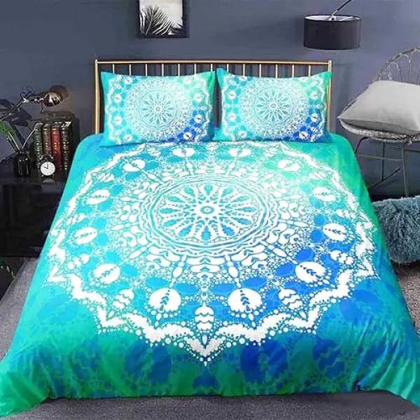 Housse de Couette Bouddha – Motif Mandala Premium