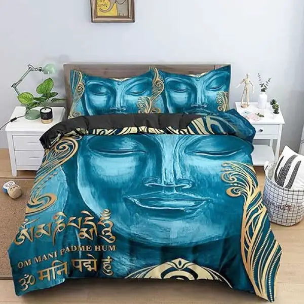 Housse de Couette AUM avec Bouddha — Édition Signature