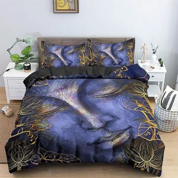 Housse de Couette Bouddha Zen 220x240 - Edition Luxe