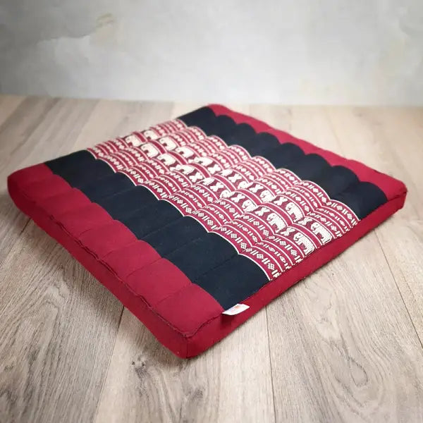 Coussin Méditation Carré – Motifs Ethniques