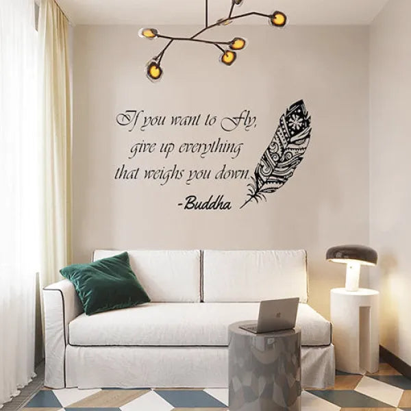 Bouddha Sticker – Citations et Dessins Muraux