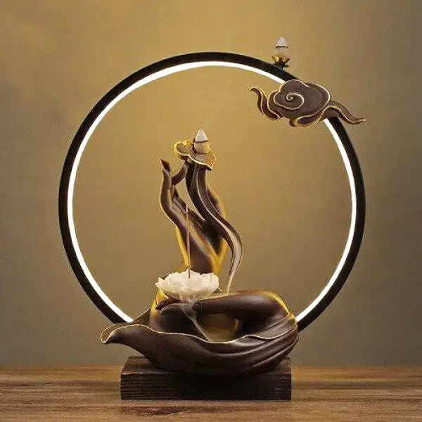 Lampe d'encens Bouddha