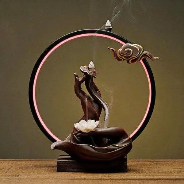 Lampe d'encens Bouddha