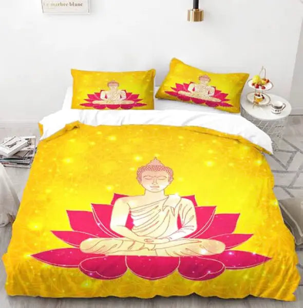 Parure de Drap Bouddha & Lotus — Édition Premium
