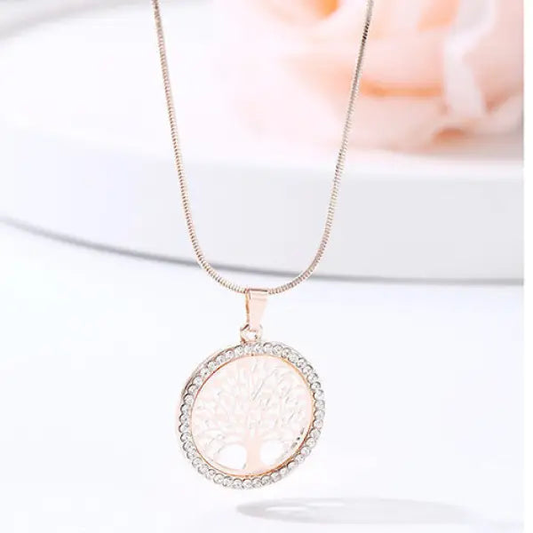 Pendentif Bouddha avec l'Arbre de Vie en Acier - Édition Signature