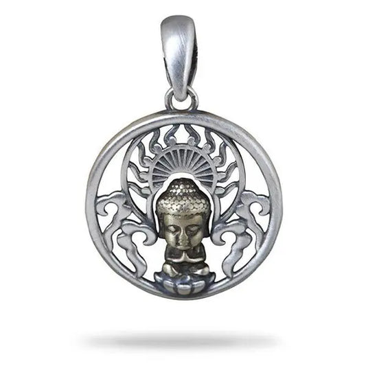 pendentif-bouddha-argent