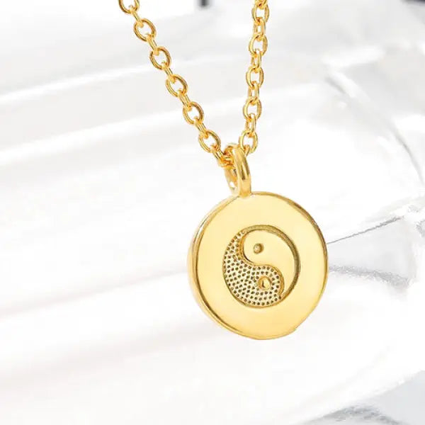 Pendentif Bouddha et Yin Yang en Or - Collection Prestige