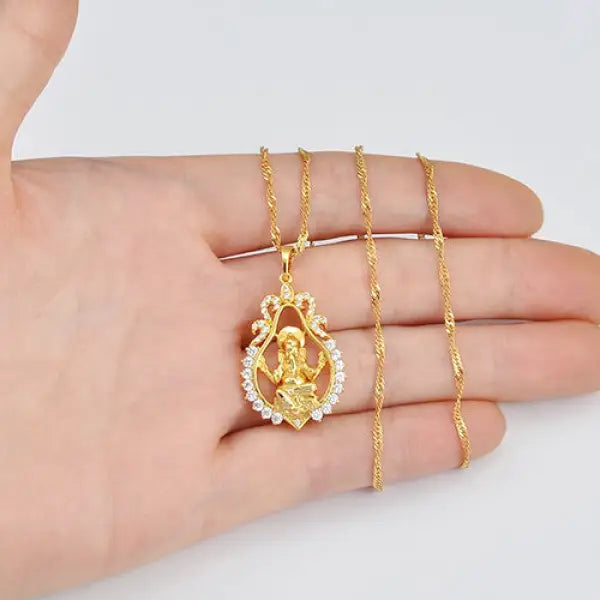 Pendentif Bouddha et Ganesh en Or – Collection Signature