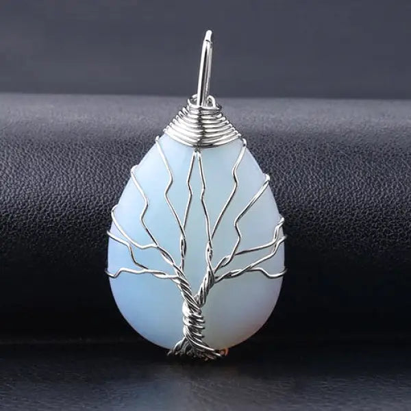 Pendentif Bouddha – Arbre de Vie en Opale