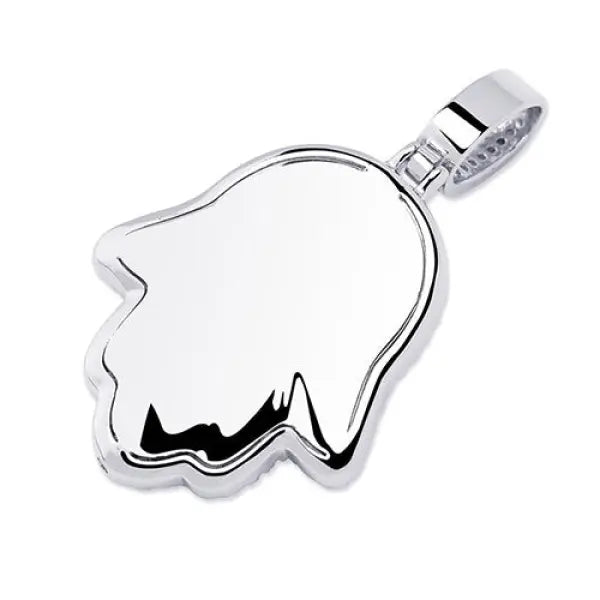 Pendentif Bouddha Signature – Main de Fatma (Petit Modèle)