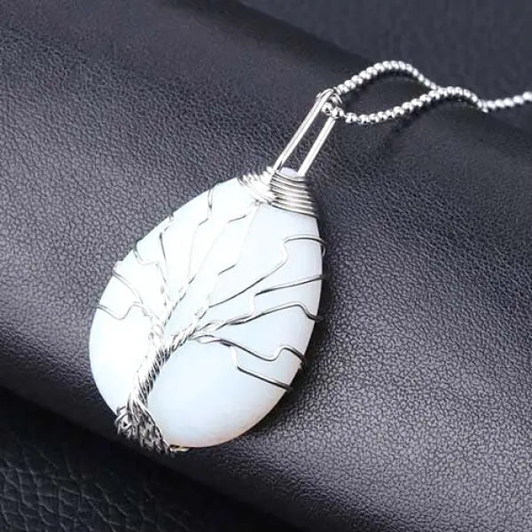 Pendentif Bouddha – Arbre de Vie en Opale