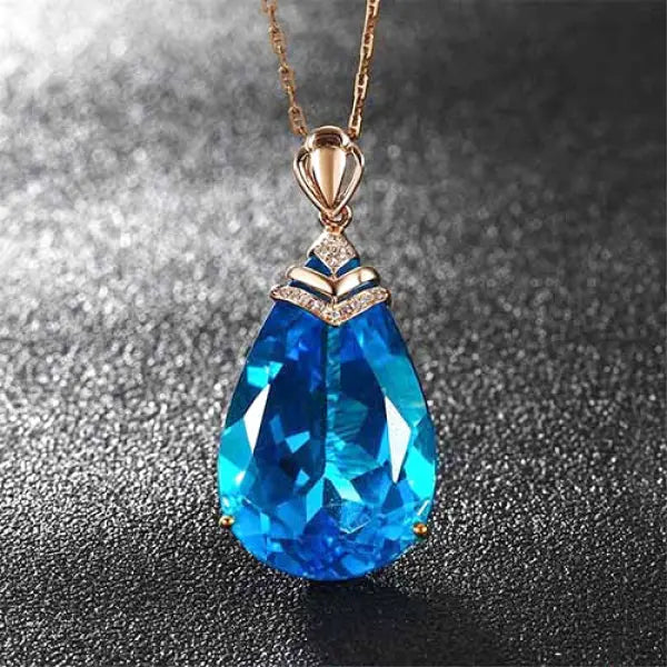 Pendentif Bouddha en Aigue-Marine – Signature Zen