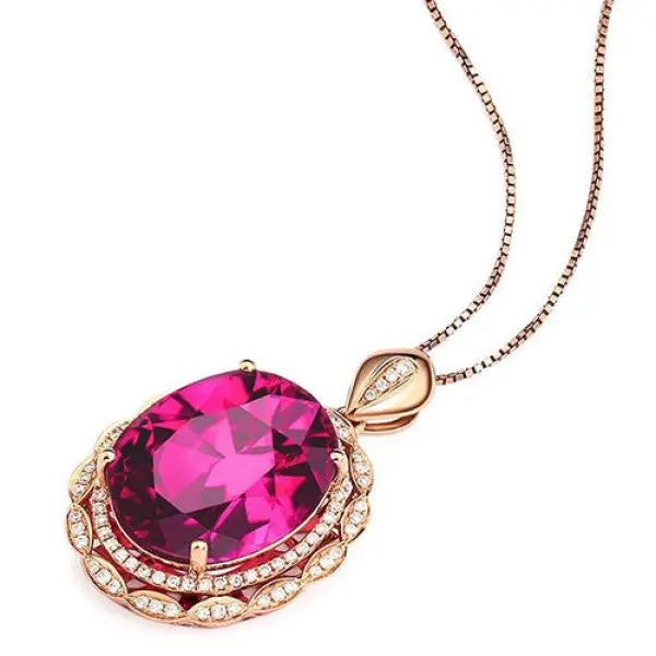 Pendentif Bouddha en Rubis et Or Rose – Édition Luxe