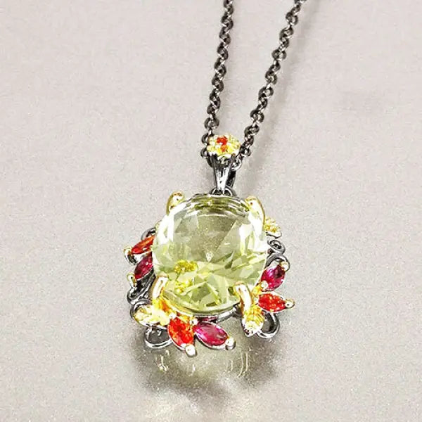 Pendentif Bouddha – Zircon Vert Édition Prestige