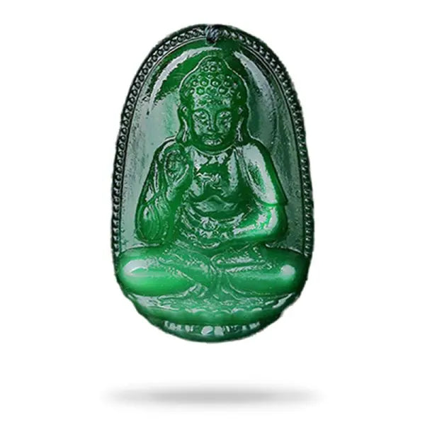 Pendentif Bouddha en Jade – Édition Premium