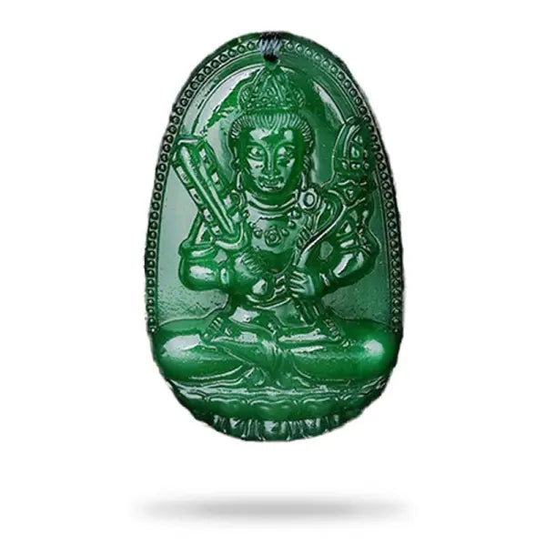 Pendentif Bouddha en Jade – Édition Premium