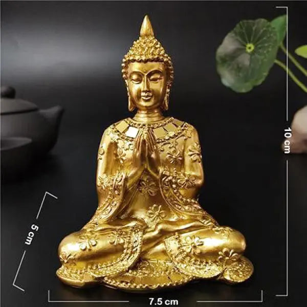 Statue Bouddha Déco Doré