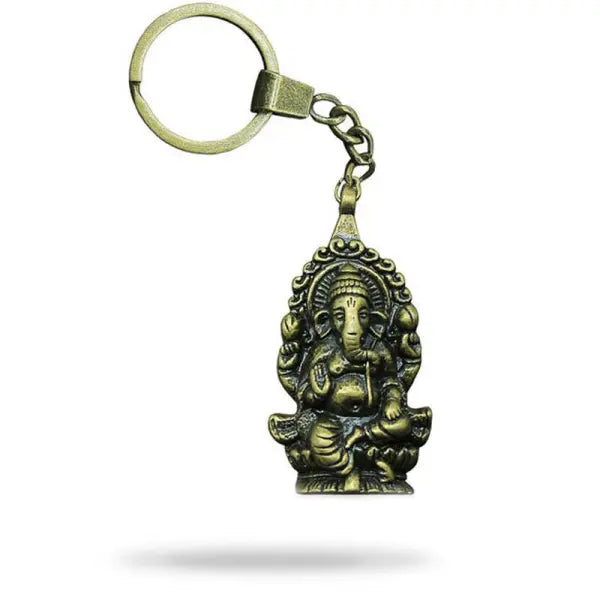 Porte-Clés Ganesh Assis — Édition Signature
