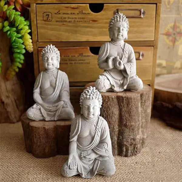 BouddhaCraft: Statue Sculptée Artisanale