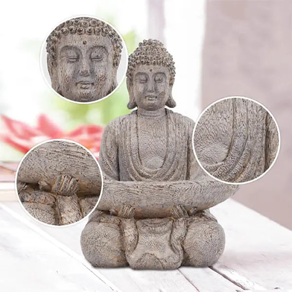 Statue Bouddha Déco Extérieure pour Jardin - Collection ZenGarden