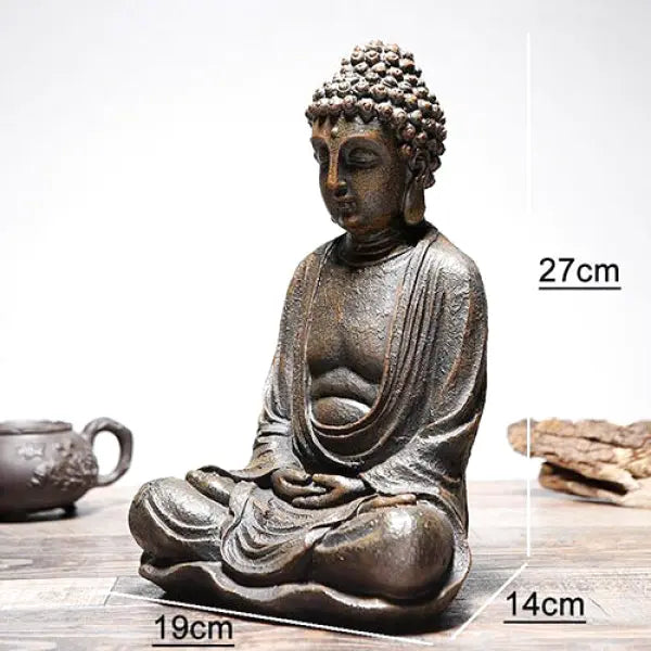 Statue Bouddha Déco en Résine - Signature Zen