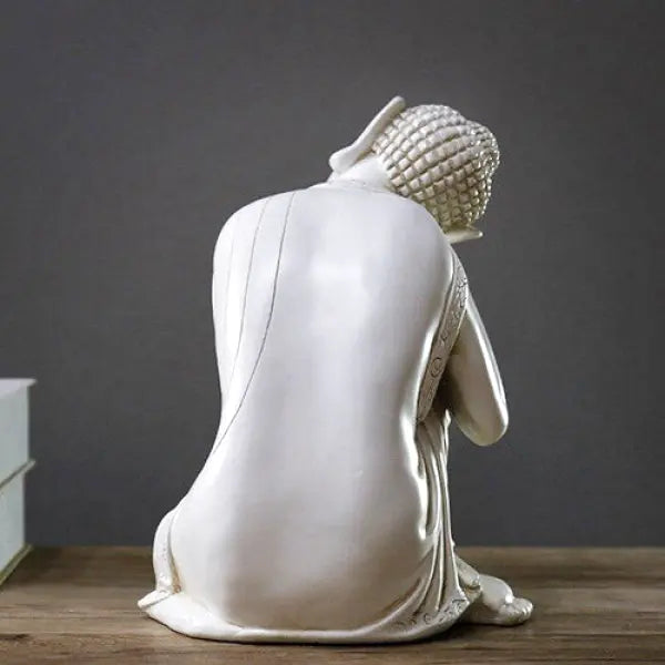 Statue Bouddha Premium – Grande Divinité Blanche