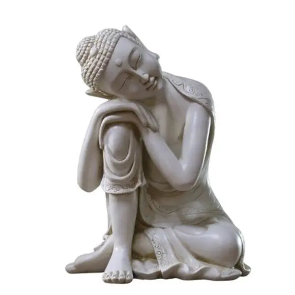 Statue Bouddha Premium – Grande Divinité Blanche