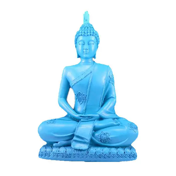 Statue Bouddha: Le Dieu en Bleu