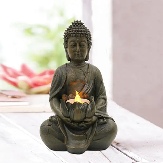 statue-bouddha-avec-bougie