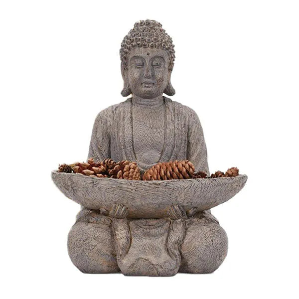 Statue Bouddha Déco Extérieure pour Jardin - Collection ZenGarden