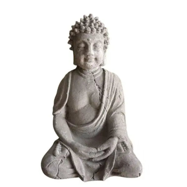 BouddhaCraft: Statue Sculptée Artisanale