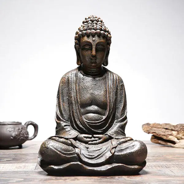 Statue Bouddha Déco en Résine - Signature Zen