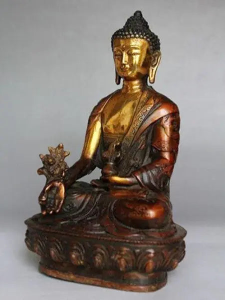 Statue Bouddha Sakyamuni en Laiton – Collection Prestige