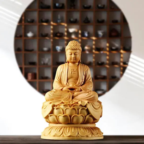 statue-bouddha-bois-ancien