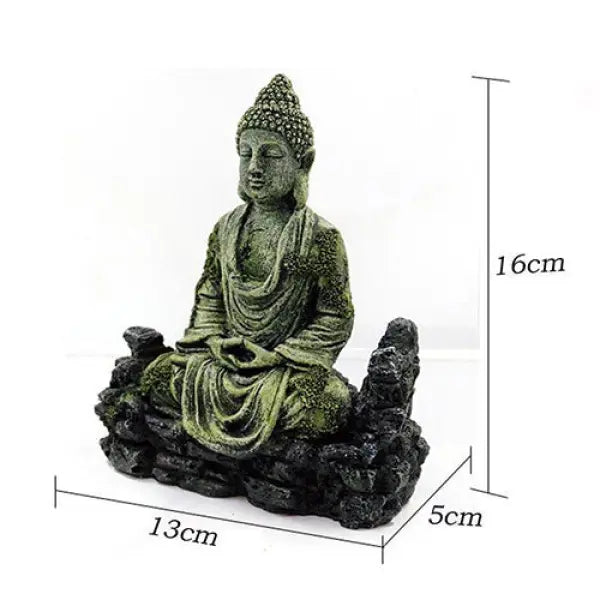 Statue Bouddha Zen pour Aquarium - Édition Prestige