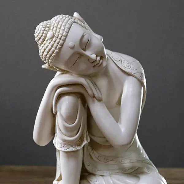 Statue Bouddha Premium – Grande Divinité Blanche