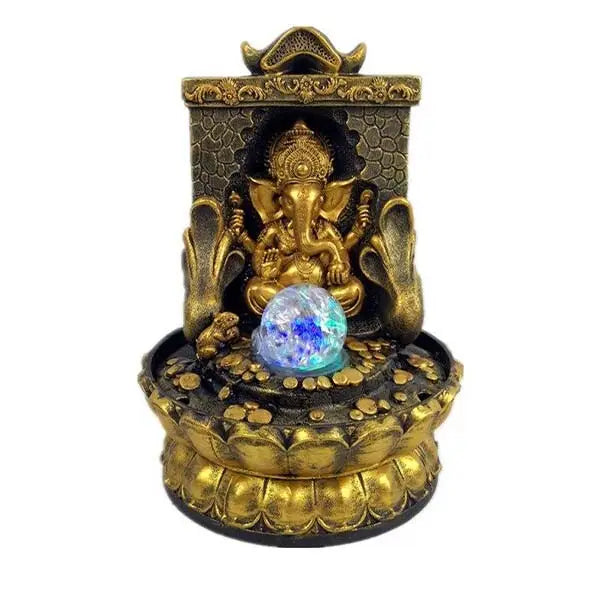 Fontaine Bouddha et Ganesh - Édition Premium